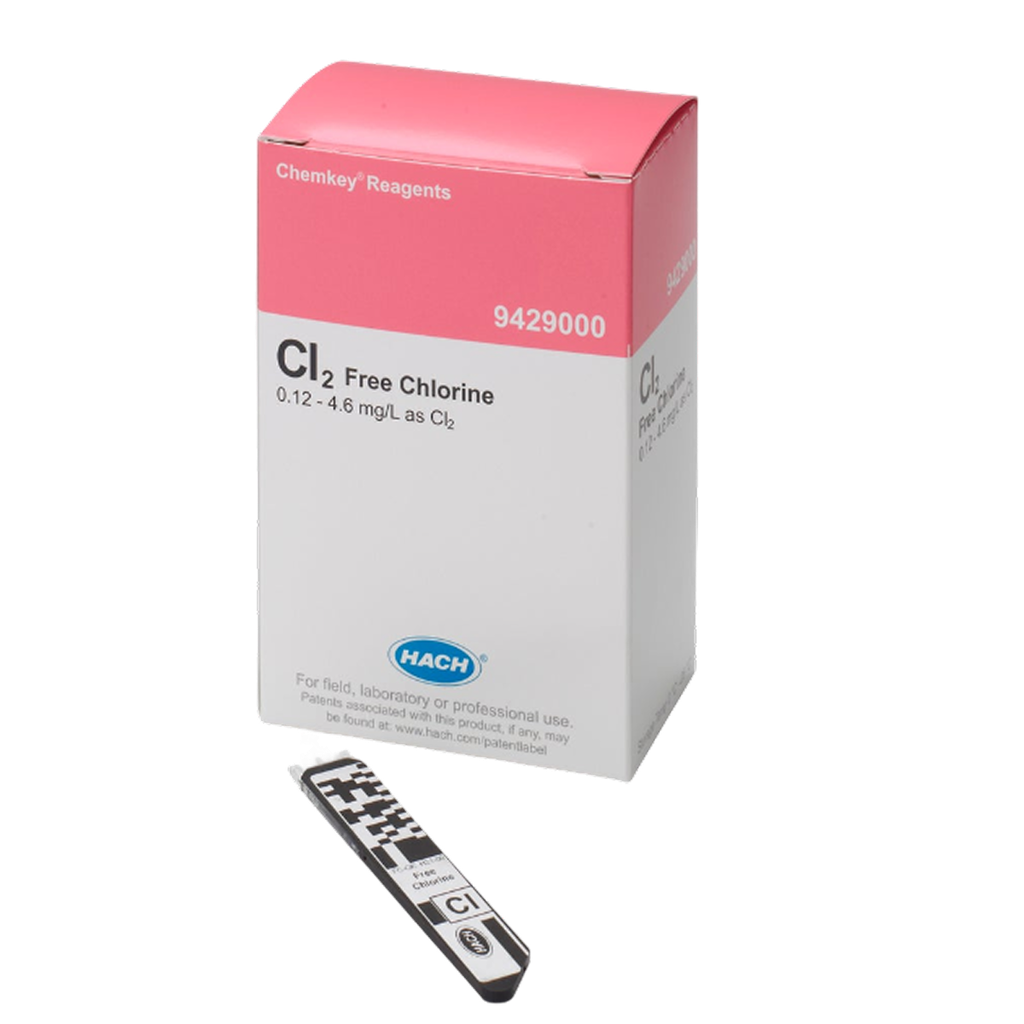 REACTIVOS CHEMKEY CLORO LIBRE rango 0,04 - 4,6mg/L Cl2