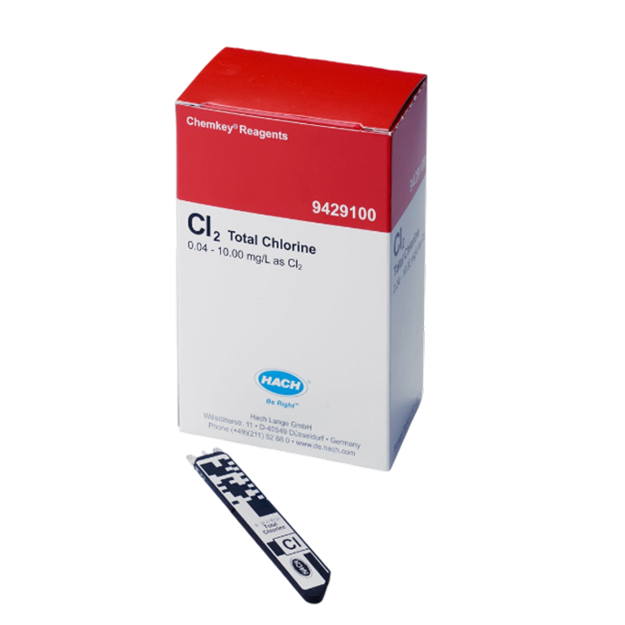 REACTIVOS CHEMKEY CLORO TOTAL rango 0,04 - 10mg/L Cl2